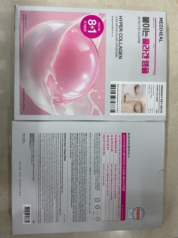 Mask Mediheal Hyper Collagen Gel Mask Căng Bóng Phục Hồi Da - 9 Miếng Fullbox