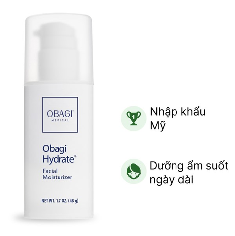 Kem dưỡng ẩm Obagi Hydrate 48g Fullbox