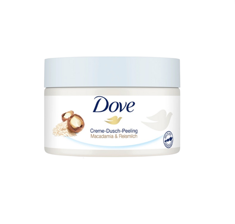 Tẩy Tế Bào Chết Body Dove Creme Dusch Peeling - 225ml (Bản Đức)