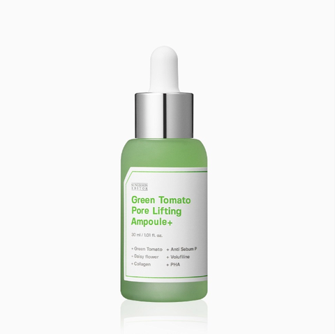 Serum Cà Chua Xanh Sungboon Thu Nhỏ Lỗ Chân Lông Editor Green Tomato Pore Lifting Ampoule+ 30ml (Tách set Nobox)