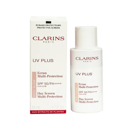 Kem chống nắng Clarins SPF50/PA++++ Màu Hồng Rosy Glow 50ml - Fullbox