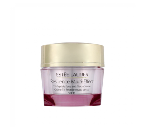 Kem dưỡng nâng cơ Estee Lauder Resilience Multi-Effect Tri-Peptide Face and Neck Creme SPF15 - 15ml - Nobox Tách set US