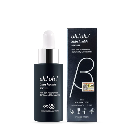 Serum Dưỡng Sáng Giảm Thâm Nám Oh!oh! Skin Health 20% Niacinamide 2% Acetyl Glucosamine 30ml - Fullbox Hàng CTY