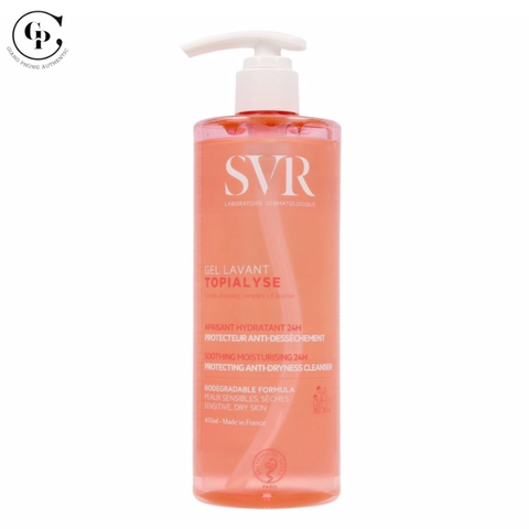 Sữa Rửa Mặt SVR Hồng Topialyse Gel Lavant 400ml