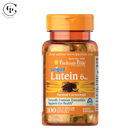 Bổ mắt Puritan's Pride Lutein 6mg - 100 viên