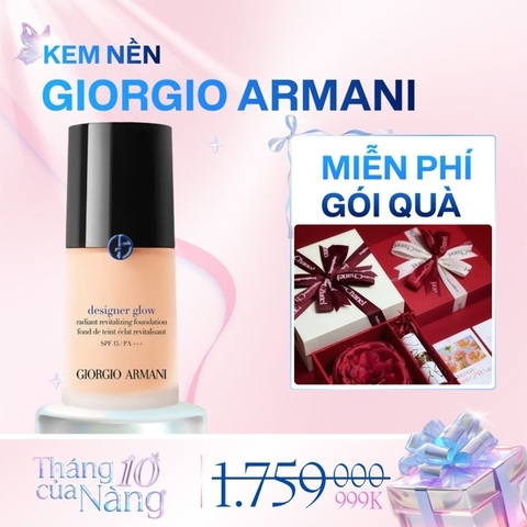 Kem nền Giorgio Armani Designer Glow SPF15/PA+++ - 30ml
