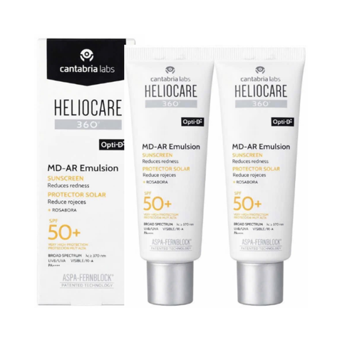 Combo 2 Kem Chống Nắng Heliocare 360º - Fullbox 50ml - MD-AR Emulsion [Tiết kiệm 61K + Freeship]