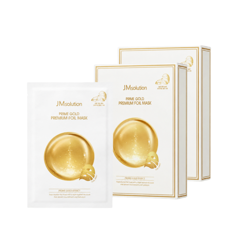 Combo 2 Mask JMsolution Prime Gold Premium Foil (35mlx10) - Fullbox - Hàng Duty [Tiết kiệm 49K + Freeship]