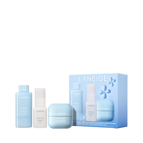 Set 3 Món Laneige Daily Hydration Mini Cấp Nước Mịn Da - Gel Cleanser 80ml + Cream Skin Mist 30ml + Cream Moisturizer 20ml