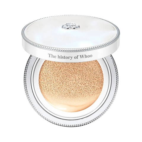 Cushion Dưỡng Trắng Căng Bóng Whoo Gongjinhyang Seol Radiant White Moisture Cushion Foundation SPF50+ PA+++ 13g Nobox - Tone 21