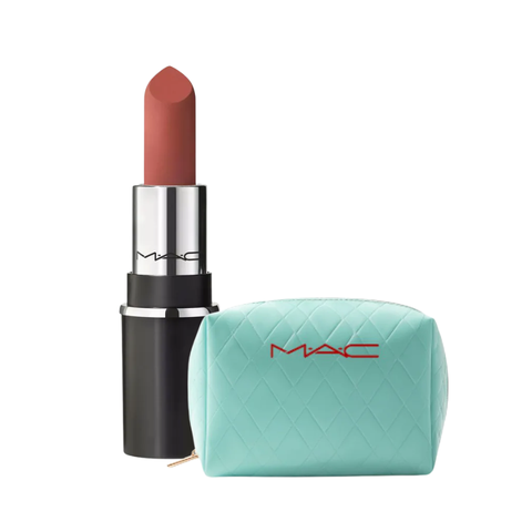 Son Thỏi Mac Ximal Matte Mini 1.7g - Màu 669 Warm Teddy Fullbox + Kèm Túi Mỹ Phẩm MAC