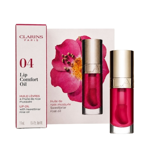 Son dưỡng Clarins Lip Comfort Oil 04 Pitaya - Mini 1.4ml Fullbox