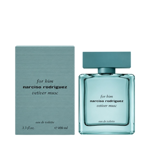 Nước hoa nam Narciso Rodriguez for him Vetiver Musc EDT 100ml Fullbox Hàng US