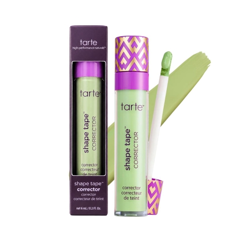 Kem che khuyết điểm Tarte shape tape full coverage hydrating color corrector - Green 6ml Fullbox Hàng US