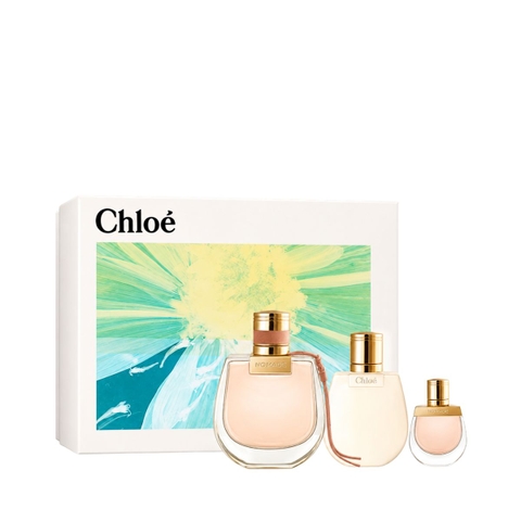 Set nước hoa Chloe Nomade 3 món Fullbox (Nước hoa EDP 75ml+5ml+Lotion 100ml) Hàng Công Ty