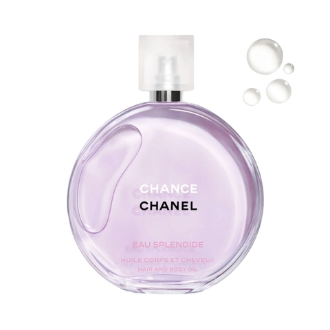 Dầu dưỡng Hair and Body Oil Chanel Chance Eau Splendide 150ml Fullbox Hàng Duty