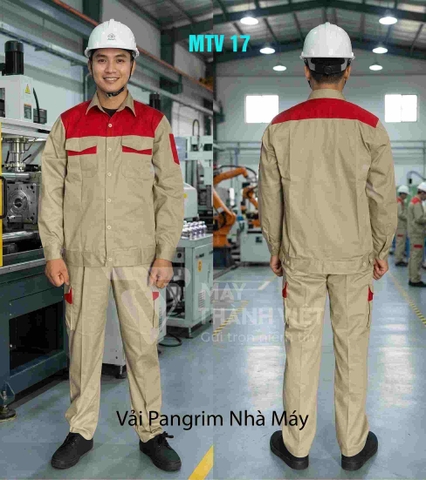 Mẫu đồng phục bảo hộ lao động MTV 17