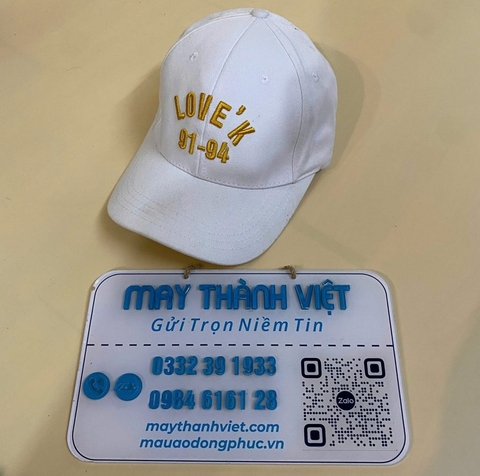 Đặt may nón đồng phục