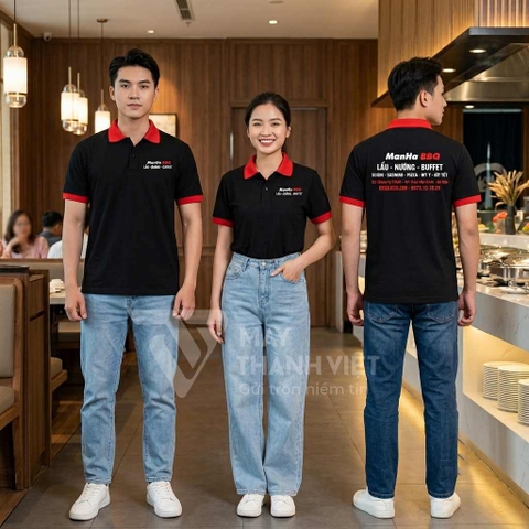 Đồng Phục Quán Ăn ManHa BBQ
