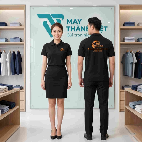 Áo Đồng Phục Màu Đen