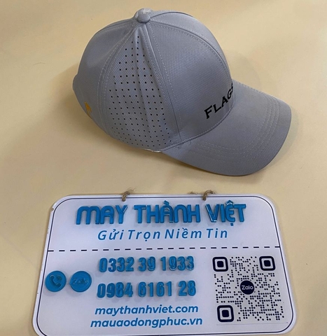 In mũ gió đồng phục
