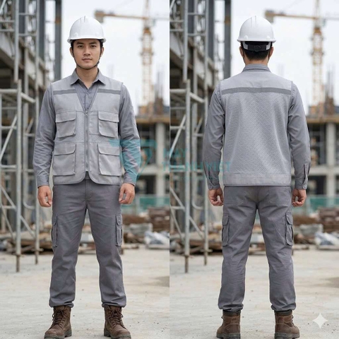 Gile phản quang bảo hộ lao động
