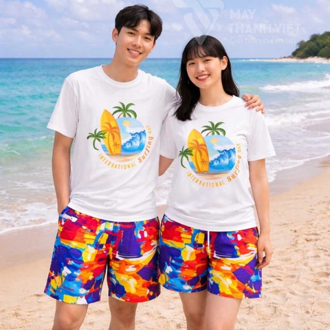 Đồng phục team building biển