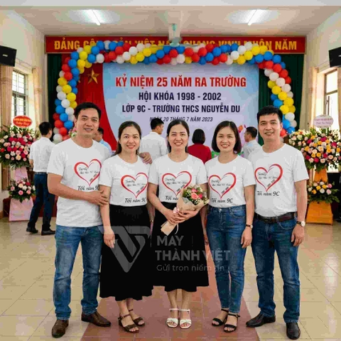 Áo Họp Lớp Kỷ Niệm 25 Năm Ra Trường