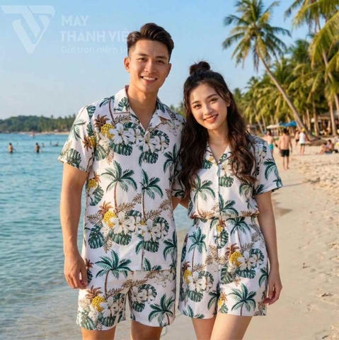 Áo sơ mi đi biển cho nam