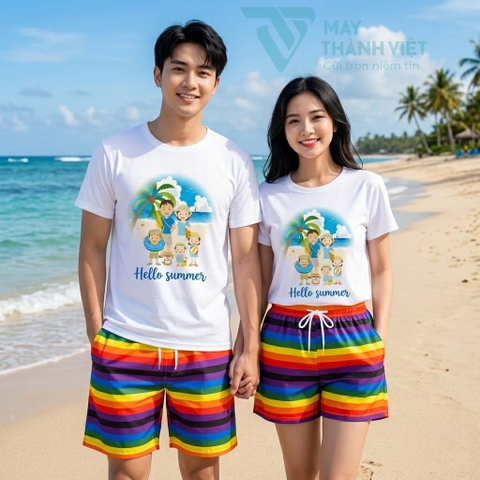 Đồng Phục Đi Biển Tập Thể