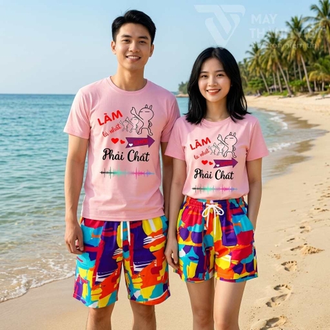 Đồng phục áo phông đi biển