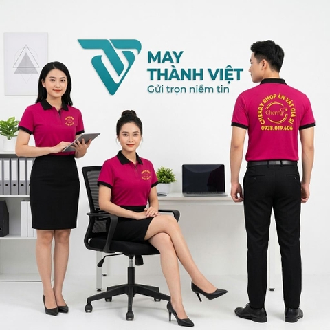 Áo Đồng Phục Màu Hồng