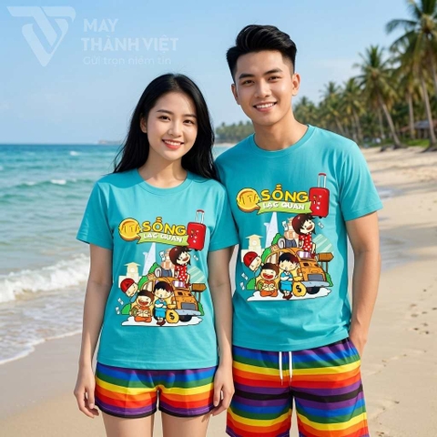 Bộ Quần Áo Đồng Phục Đi Biển