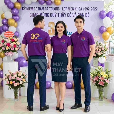 Áo họp lớp kỷ niệm 30 năm