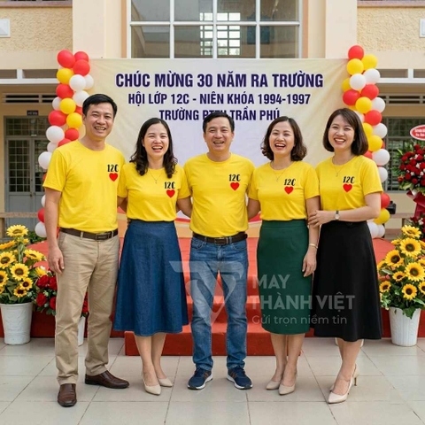 Logo In Áo Họp Lớp Đẹp