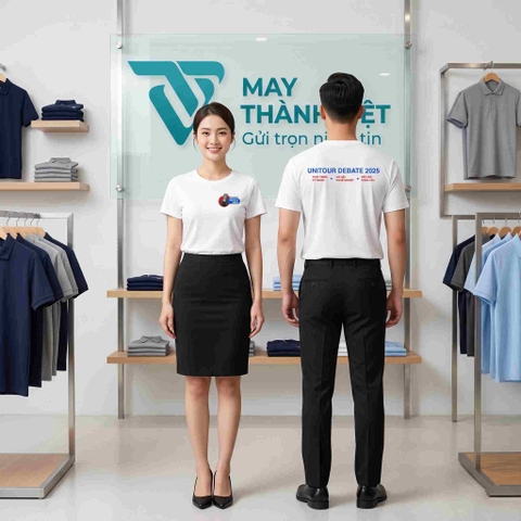 Áo Đồng Phục Cổ Tròn