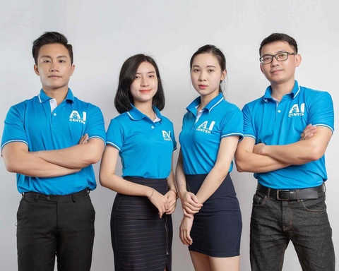 Áo đồng phục công ty màu xanh dương