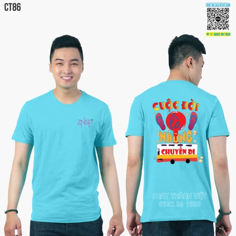 Ao thun du lich chất nhất cho team - Đồng Phục May Thành Việt