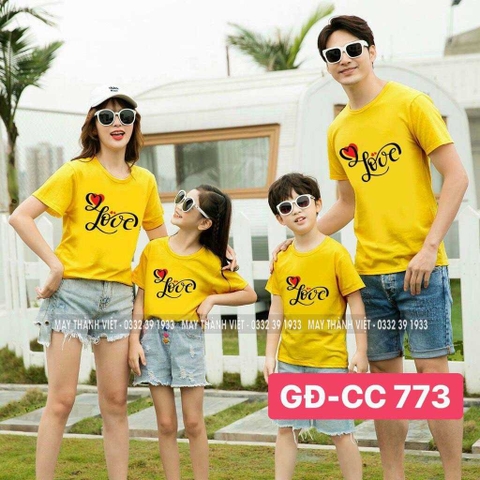 Áo Gia Đình 3 4 Người Giá Rẻ Tại Trà Vinh - Đồng Phục May Thành Việt