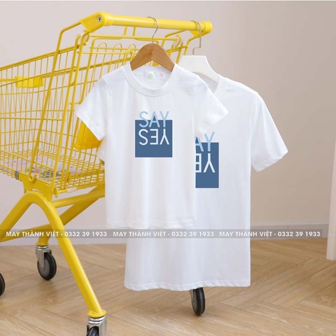 Ao Gia Đình Đẹp Màu Trắng - Đồng Phục May Thành Việt