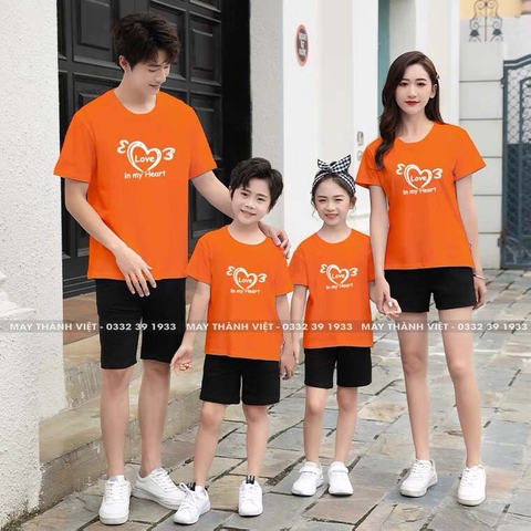 Áo Gia Đình Là Số 1 Giá Rẻ Tại Cao Bằng Màu hồng - Đồng Phục May Thành Việt