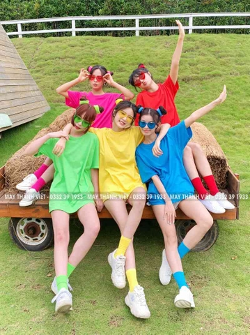 Áo thun nhiều màu đẹp chất rẻ đẹp cho teambuilding - Đồng phục may thành việt