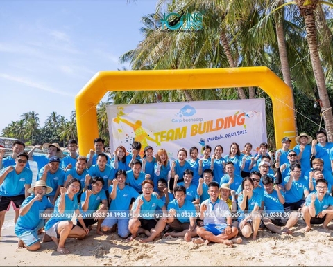 Áo Nhóm Đi Biển màu xanh dương Độc La Giá Rẻ Tại Đà Nẵng - Đồng Phục May Thành Việt
