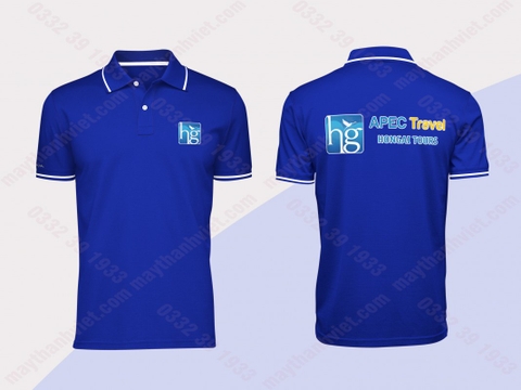 Áo thun đồng phục có cổ Huyện Hoàng Su Phì Hà Giang- Đồng phục May Thành Việt