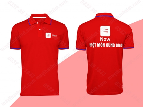 Áo thun đồng phục giá rẻ cổ bẻ Thị xã Long Mỹ Hậu Giang- Đồng phục May Thành Việt