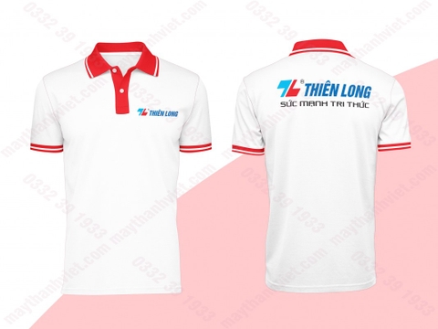 áo thun đồng phục polo công ty Aquafiana- Đồng phục May Thành Việt