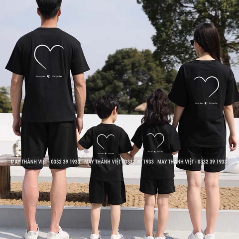Áo Thun Gd Giá Rẻ Tại Ninh Thuận Màu đen- Đồng Phục May Thành Việt