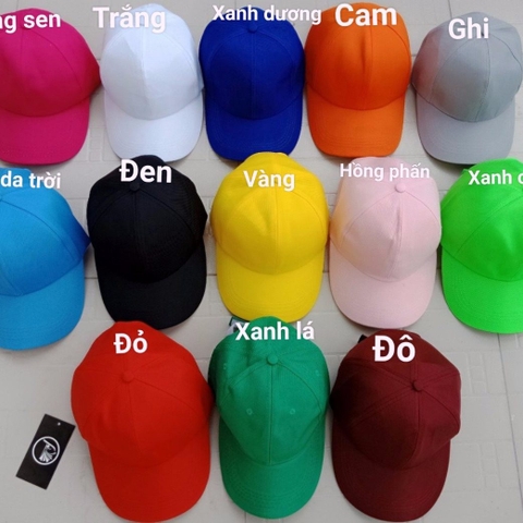 mũ du lịch màu đỏ Bạc Liêu - Đồng phục may thành việt