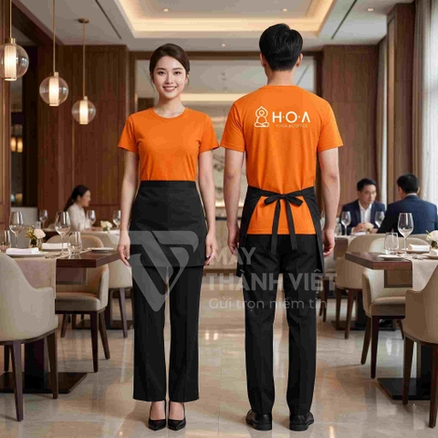 May Áo Đồng Phục Nhà Hàng Chuyên Nghiệp