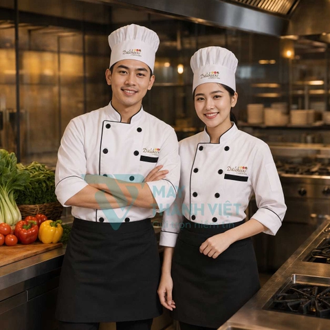 Áo Đầu Bếp May Sẵn